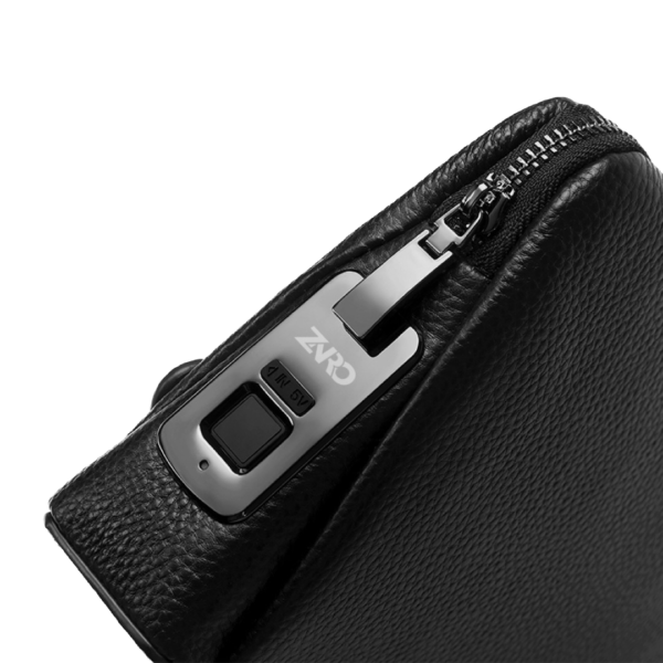 Leren Handtas Unisex - Zwart - Image 2
