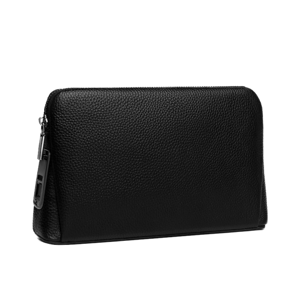Leren Handtas Unisex - Zwart - Image 5