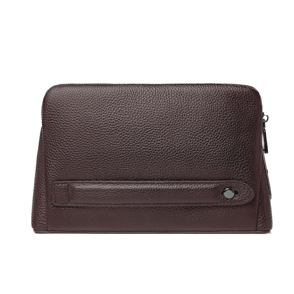 Leren Handtas Unisex - Bruin - Image 4