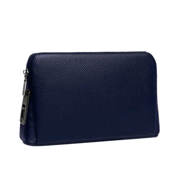 Leren Handtas Unisex - Blauw - Image 5