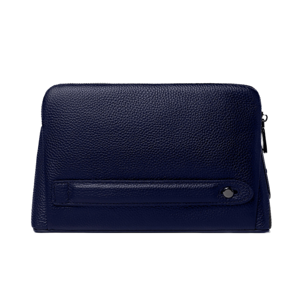 Leren Handtas Unisex - Blauw - Image 4