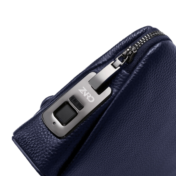 Leren Handtas Unisex - Blauw - Image 2