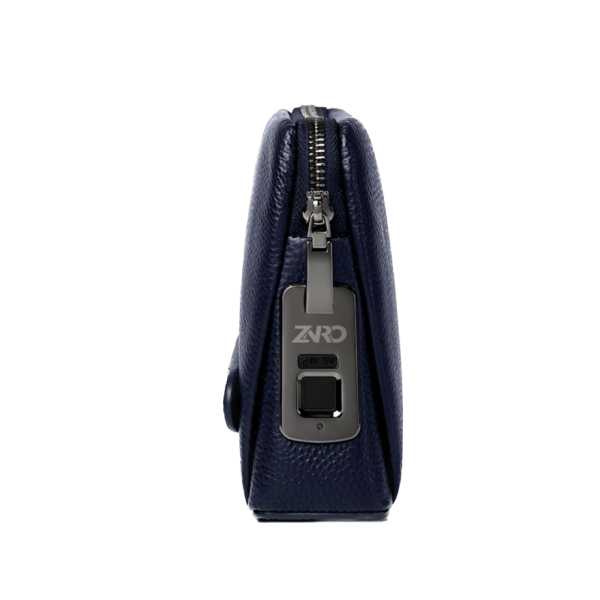 Leren Handtas Unisex - Blauw - Image 3