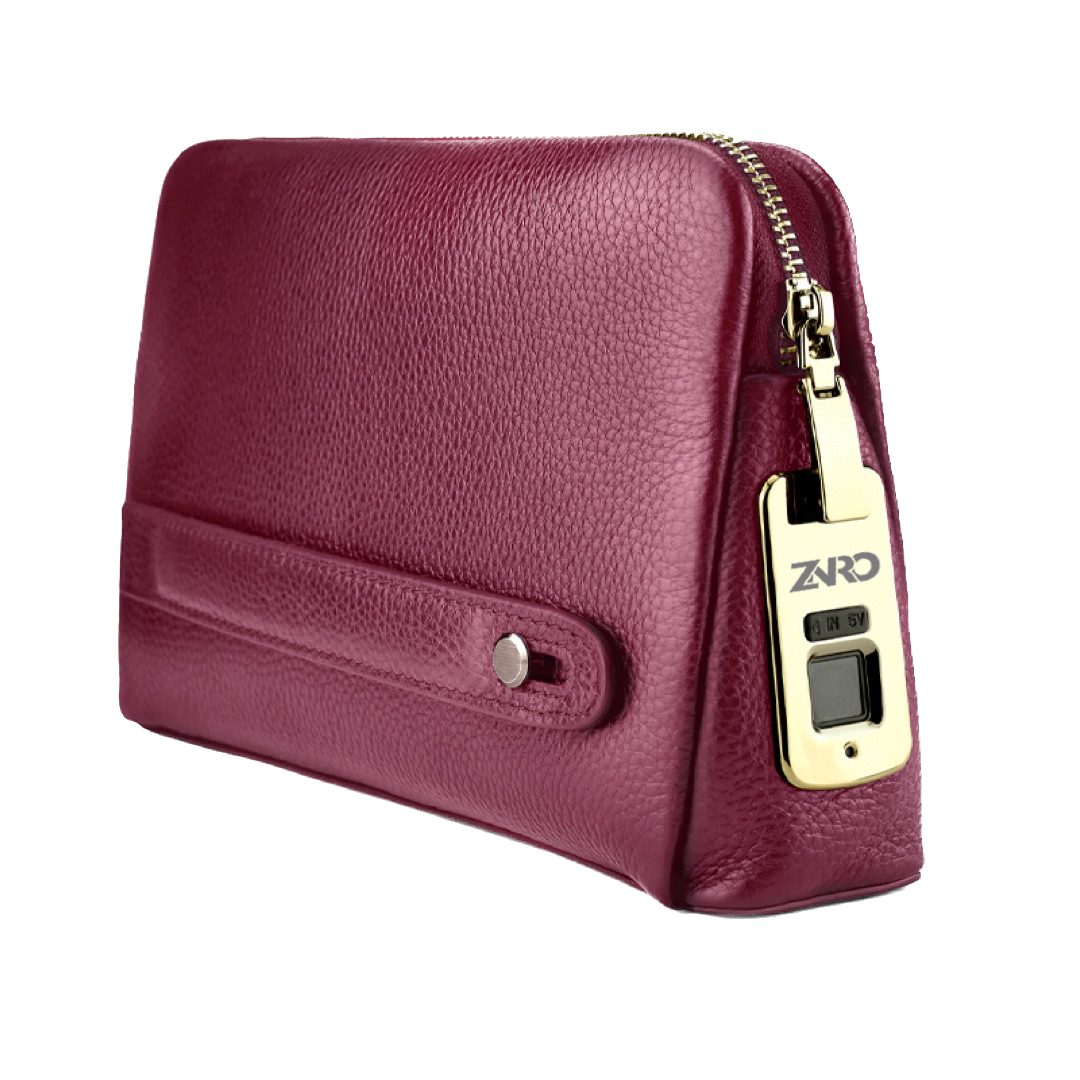 Leren Handtas Unisex - Bordeaux
